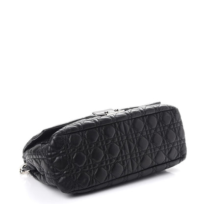 Christian Dior Lambskin Cannage Large New Lock Flap Black 4 of 7