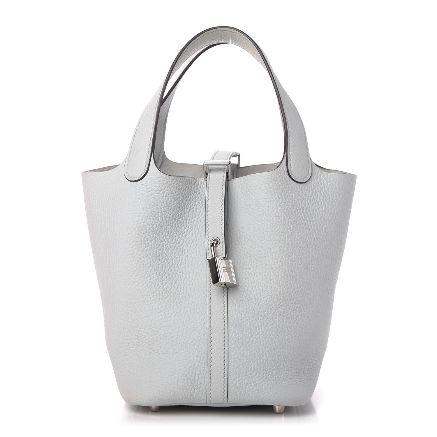 Hermes Taurillon Clemence Picotin Lock 18 PM Bleu Brume 1 of 12