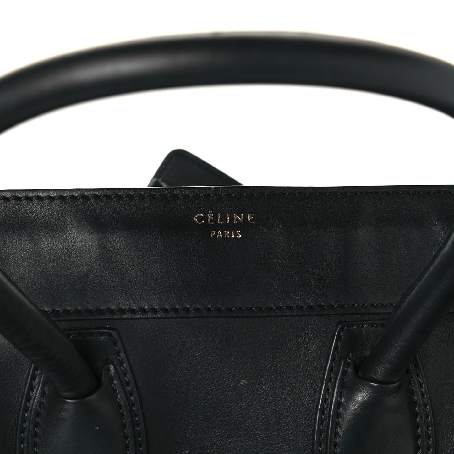 Smooth Calfskin Mini Luggage Black