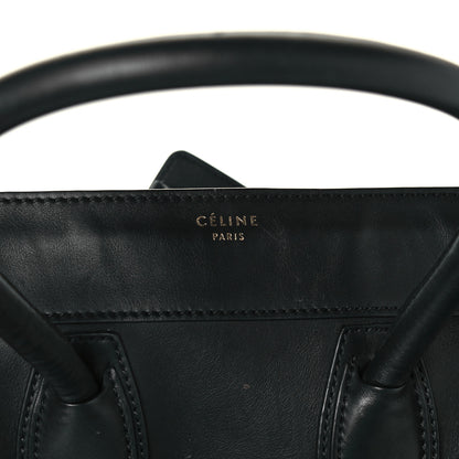 Celine Smooth Calfskin Mini Luggage Black 9 of 11