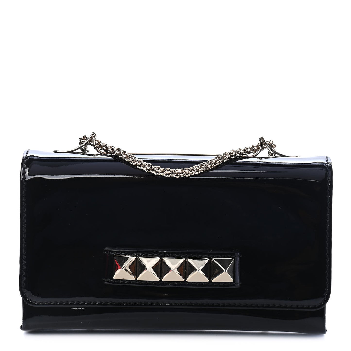 Patent Va Va Voom Shoulder Bag Black