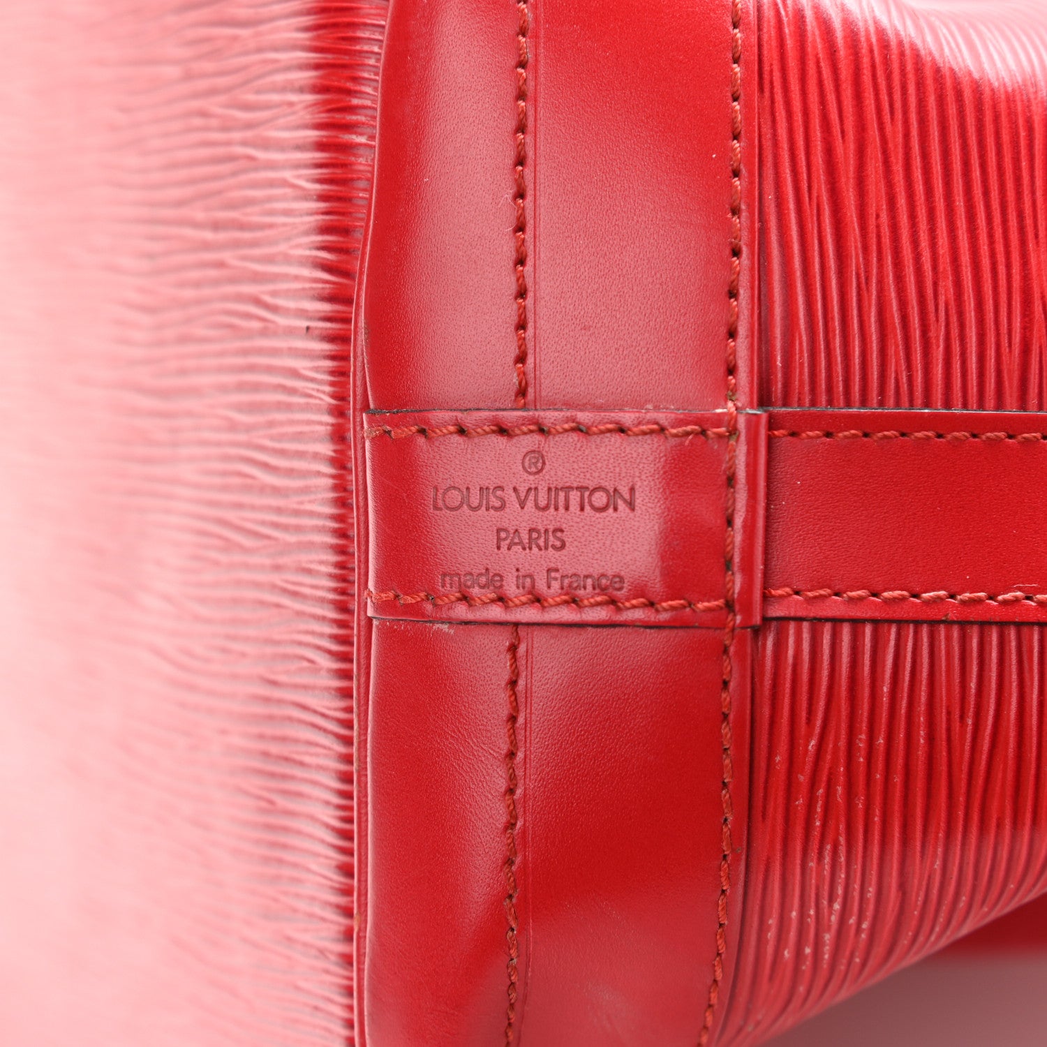 Louis Vuitton Epi Noe Castillan Red 6 of 15