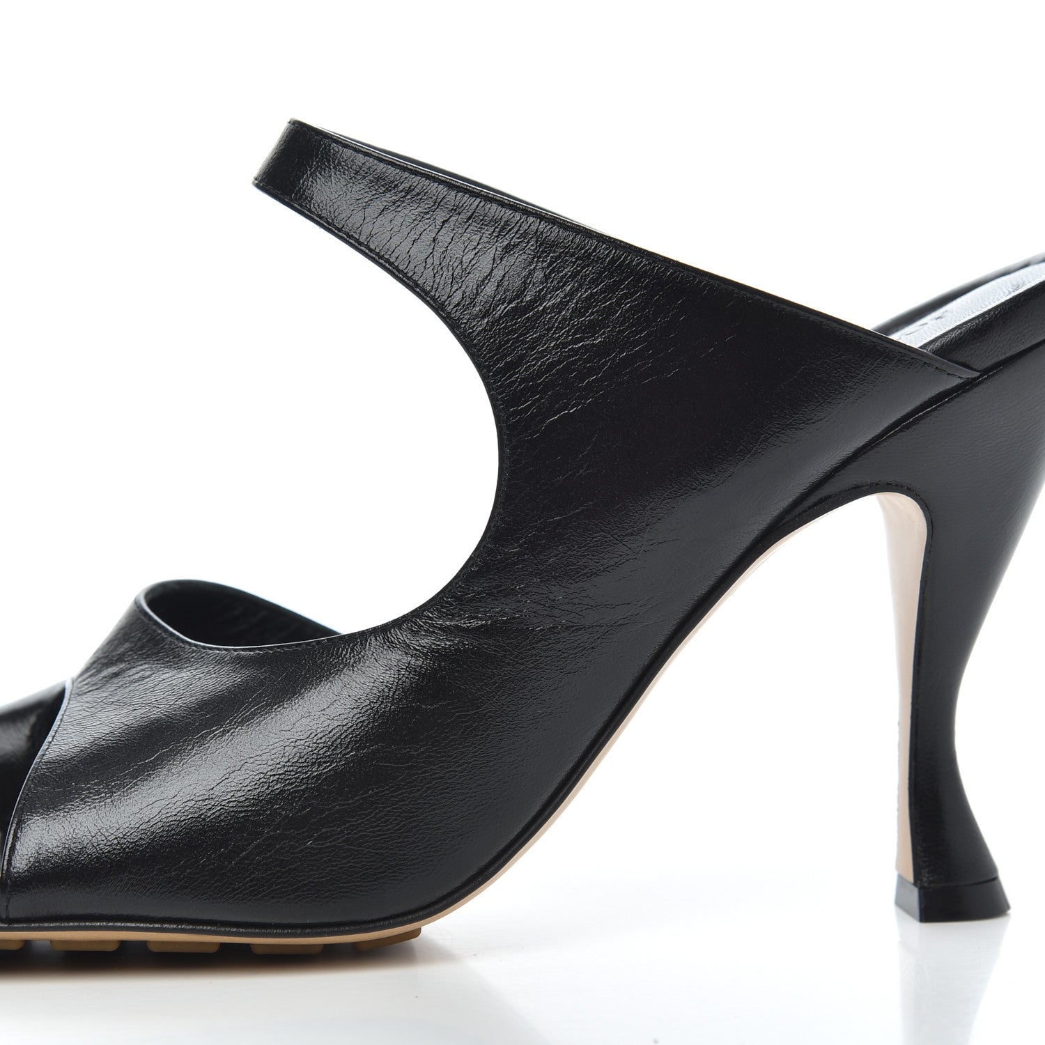 Bottega Veneta Nappa Crunch Lux Sandals 38.5 Black 14 of 20
