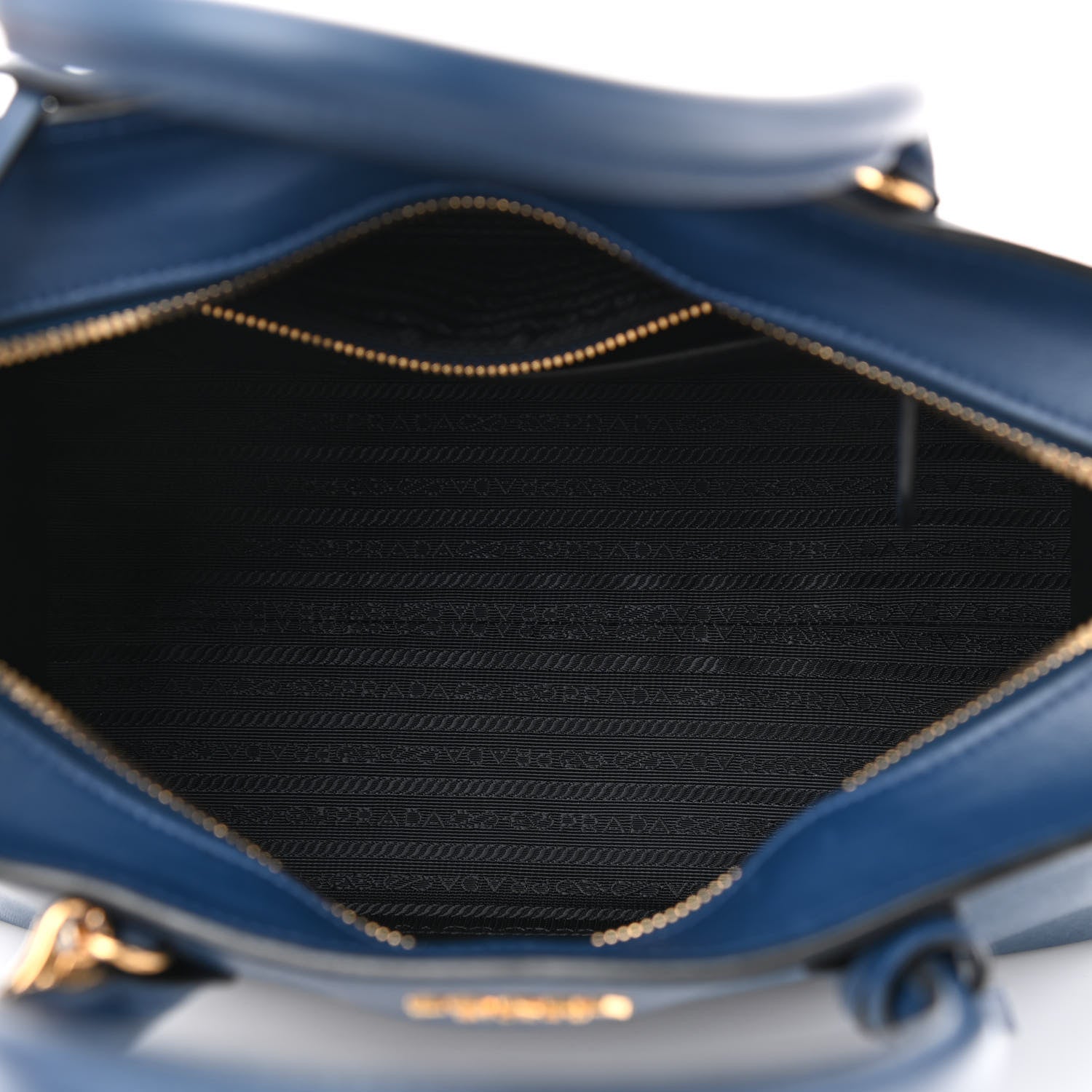 Prada Saffiano City Calfskin Medium Esplanade Bleuette 5 of 9