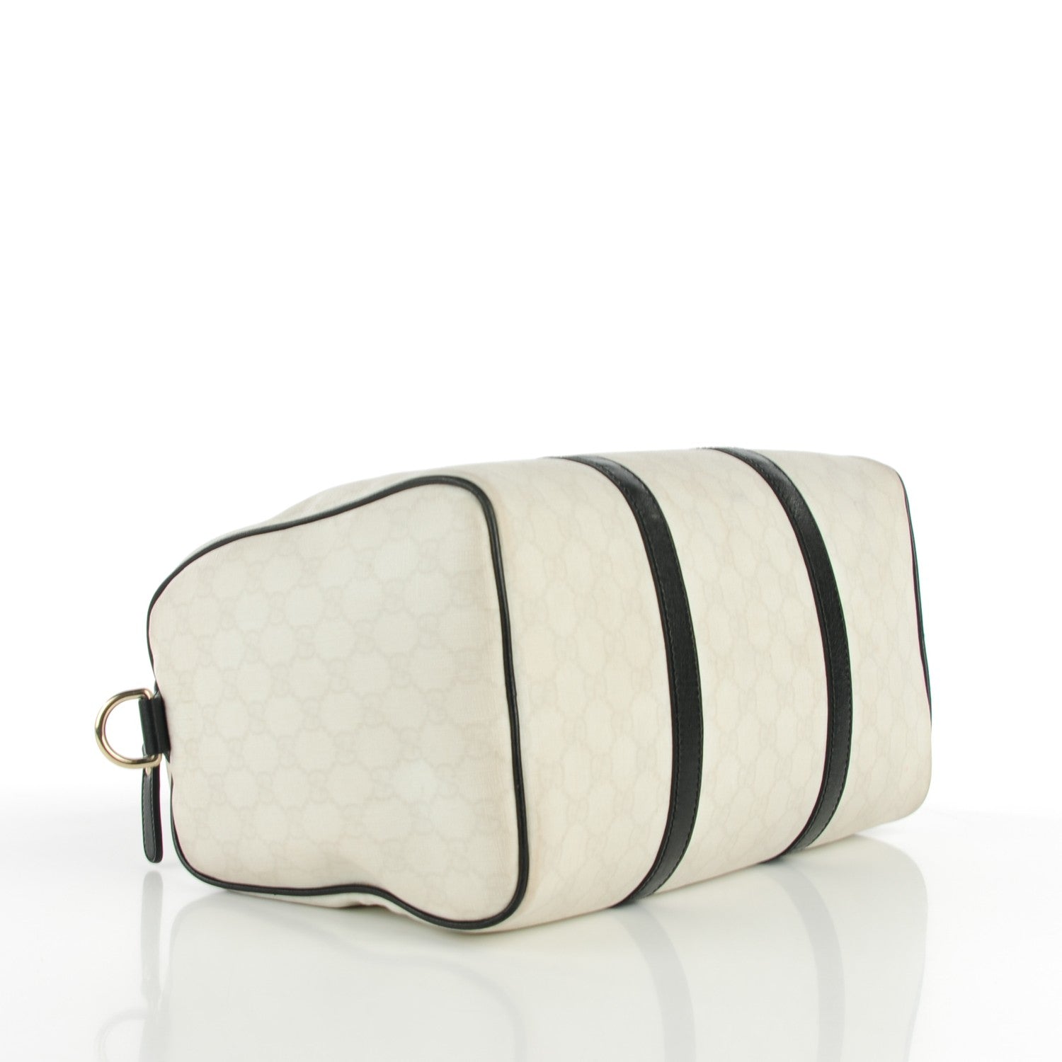 Gucci GG Plus Monogram Medium Joy Boston White Black 4 of 7