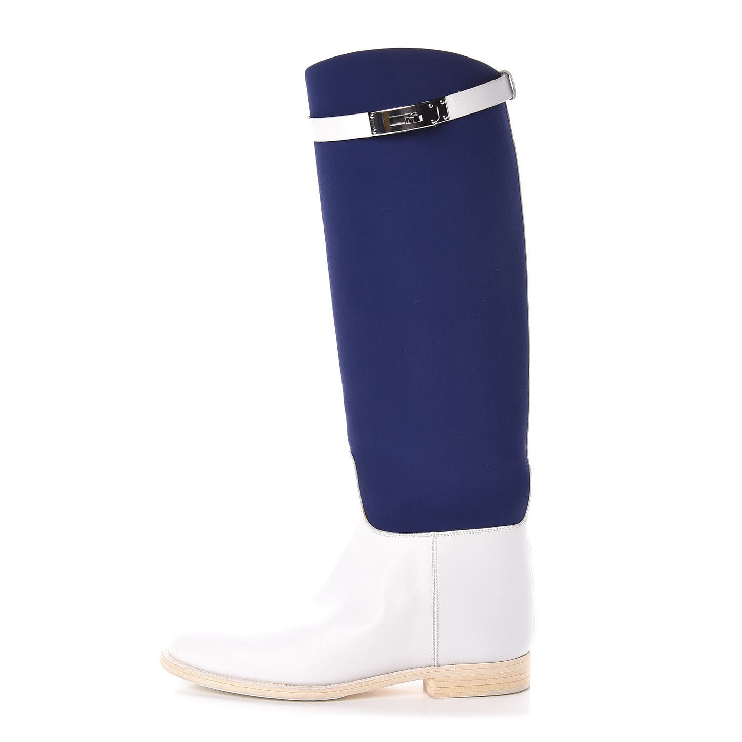 Toile Calfskin Kelly Jumping Boots 37
