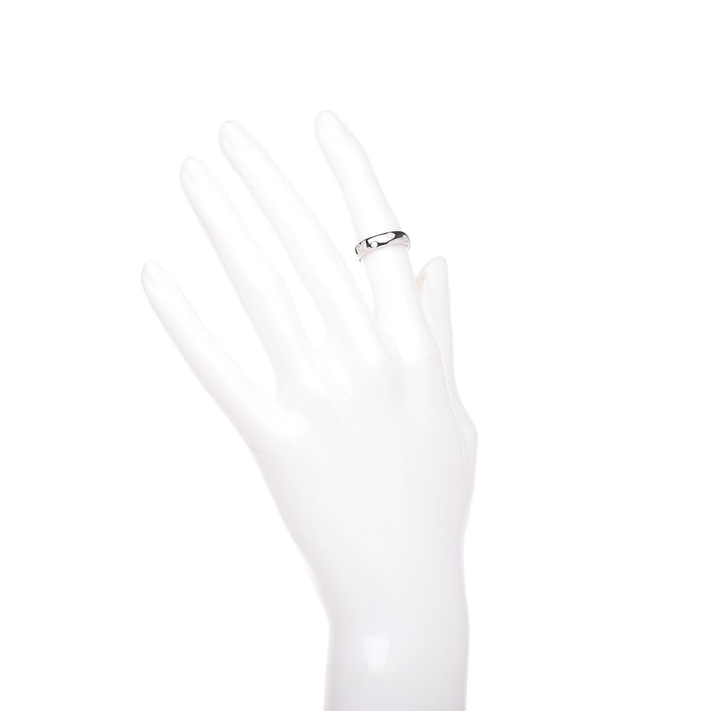 Platinum Diamond Etoile Band Ring 48 4.5