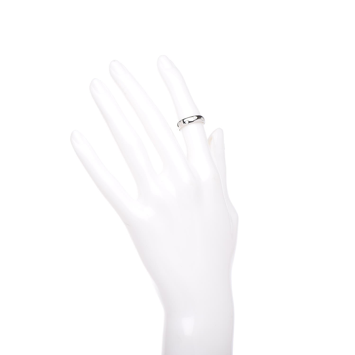 Tiffany Platinum Diamond Etoile Band Ring 48 4.5 2 of 4