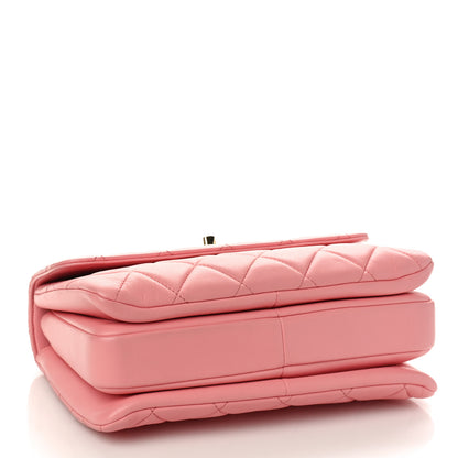 Chanel Lambskin Quilted Small Trendy CC Flap Dual Handle Bag Light Pink 4 of 9