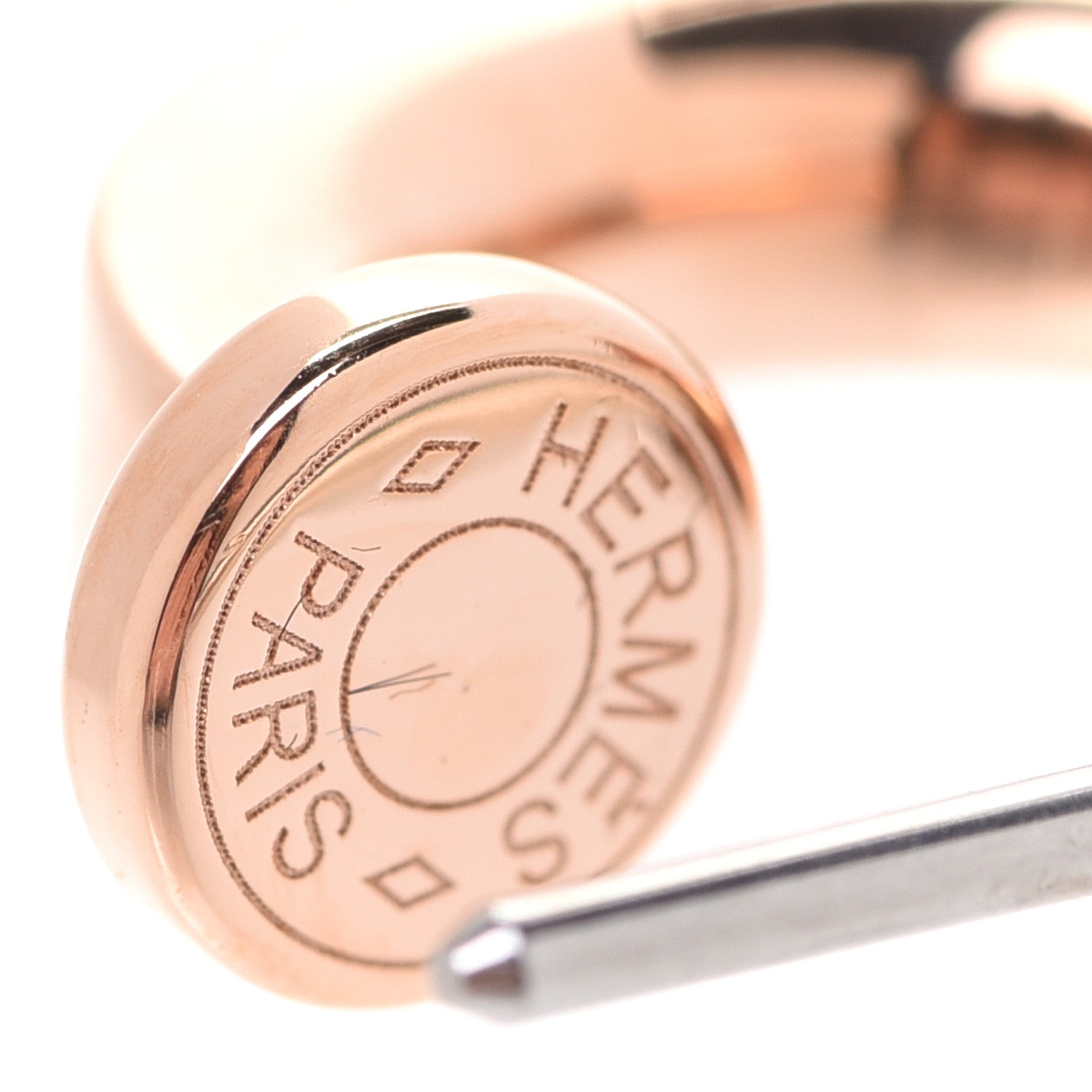 Hermes Swift O'Kelly Earrings Gold 6 of 6