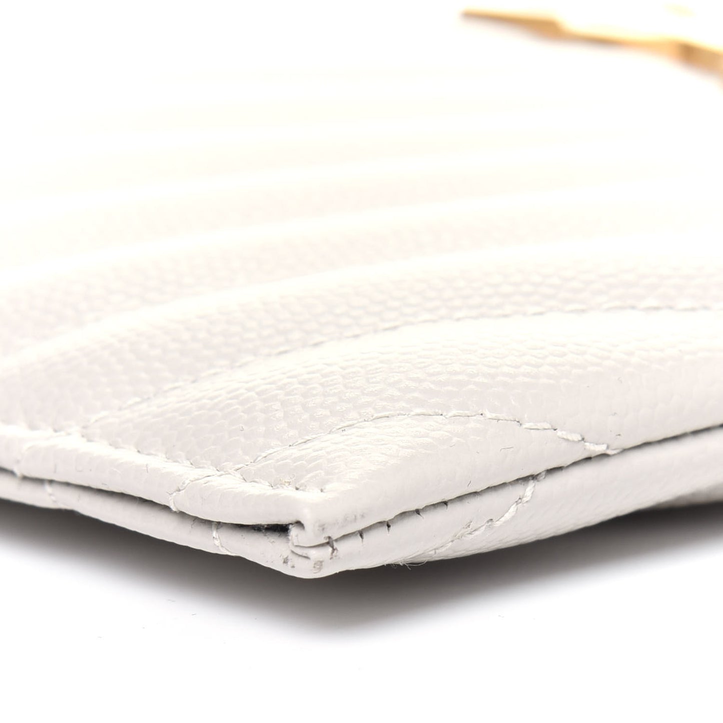Grain De Poudre Chevron Monogram Bill Pouch Crema Soft