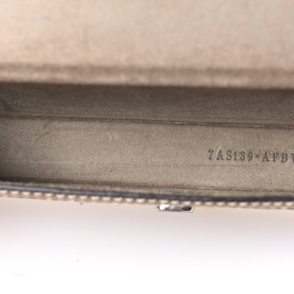 Fendi Recycled Fabric Jacquard Vitello King FF 1974 Baguette Soft Trunk Phone Pouch Tobacco Moro Sand 5 of 10