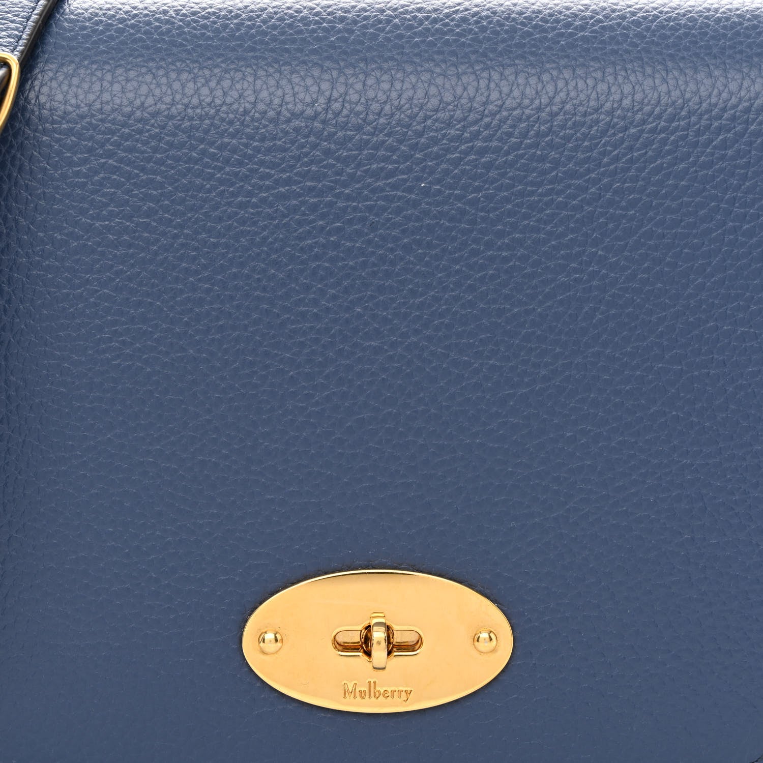 Mulberry Small Classic Grain Calfskin Small Darley Satchel Pale Navy 8 of 10