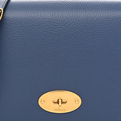 Mulberry Small Classic Grain Calfskin Small Darley Satchel Pale Navy 8 of 10