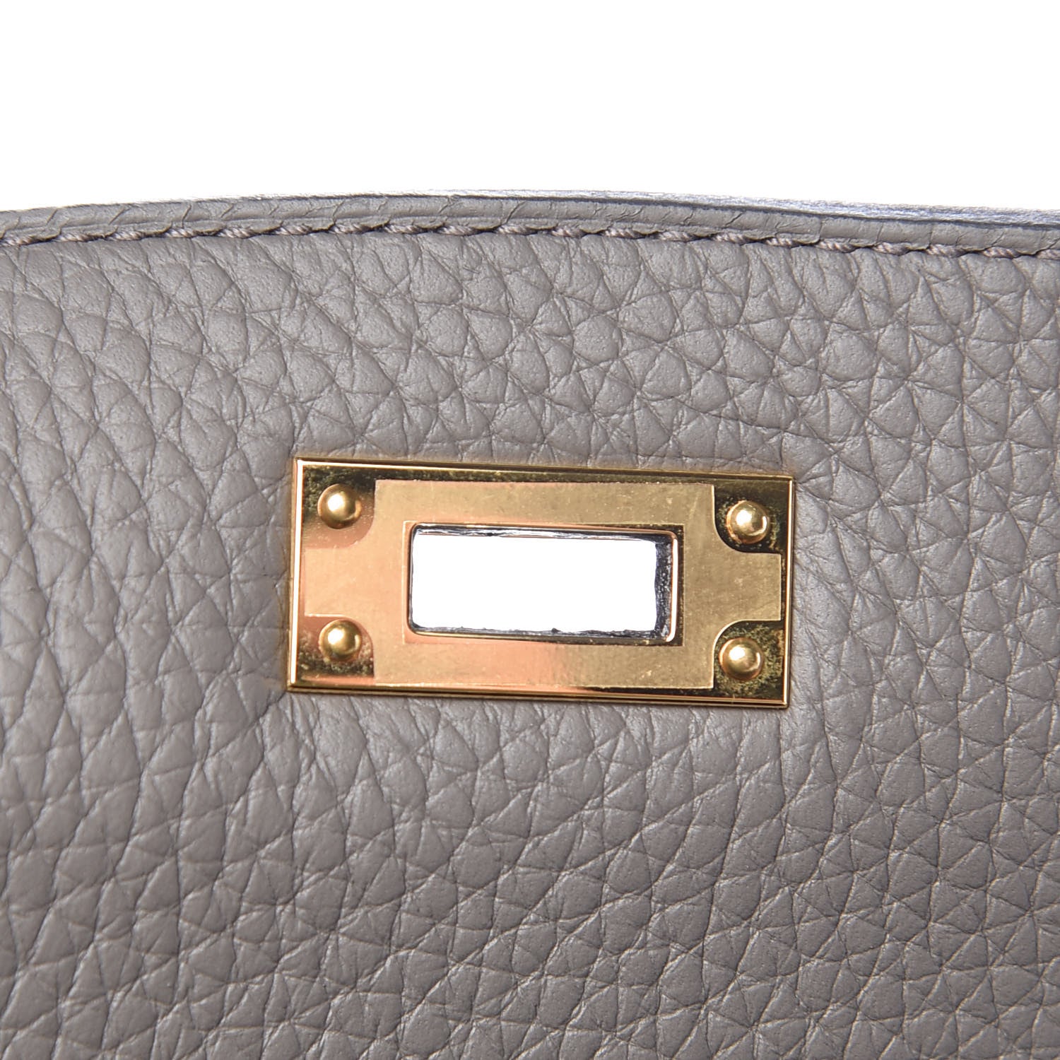 Hermes Taurillon Clemence Kelly Ado Backpack Etain 18 of 26