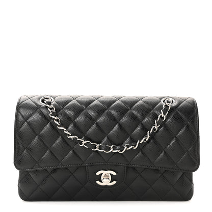 Chanel Caviar Quilted Medium Double Flap Black 1 of 10