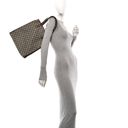 Gucci GG Plus Monogram Small Signature Web Loop Vertical Tote Light Brown 2 of 10
