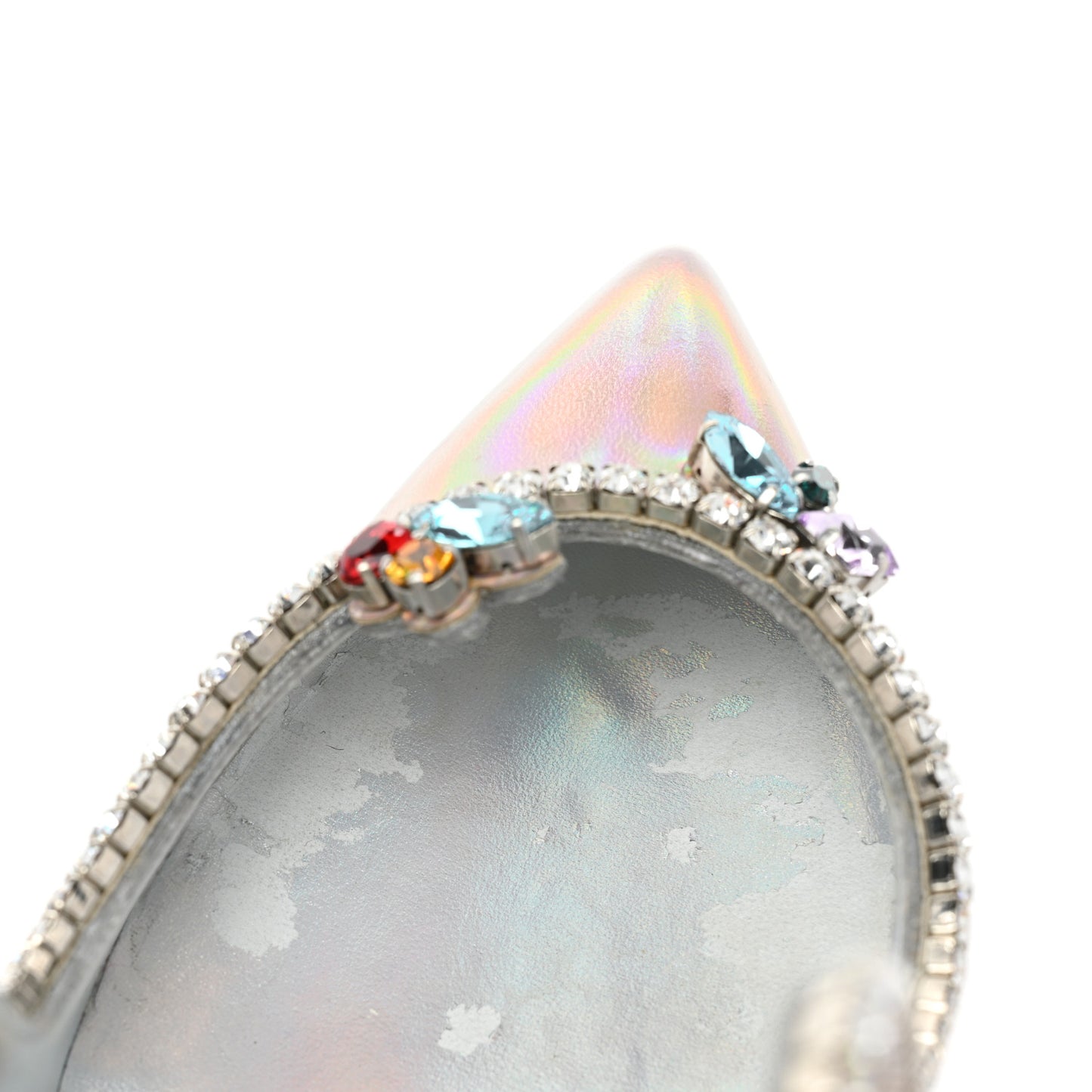 Patent Psychic Chick Queen 100 Pumps 37 Iridescent