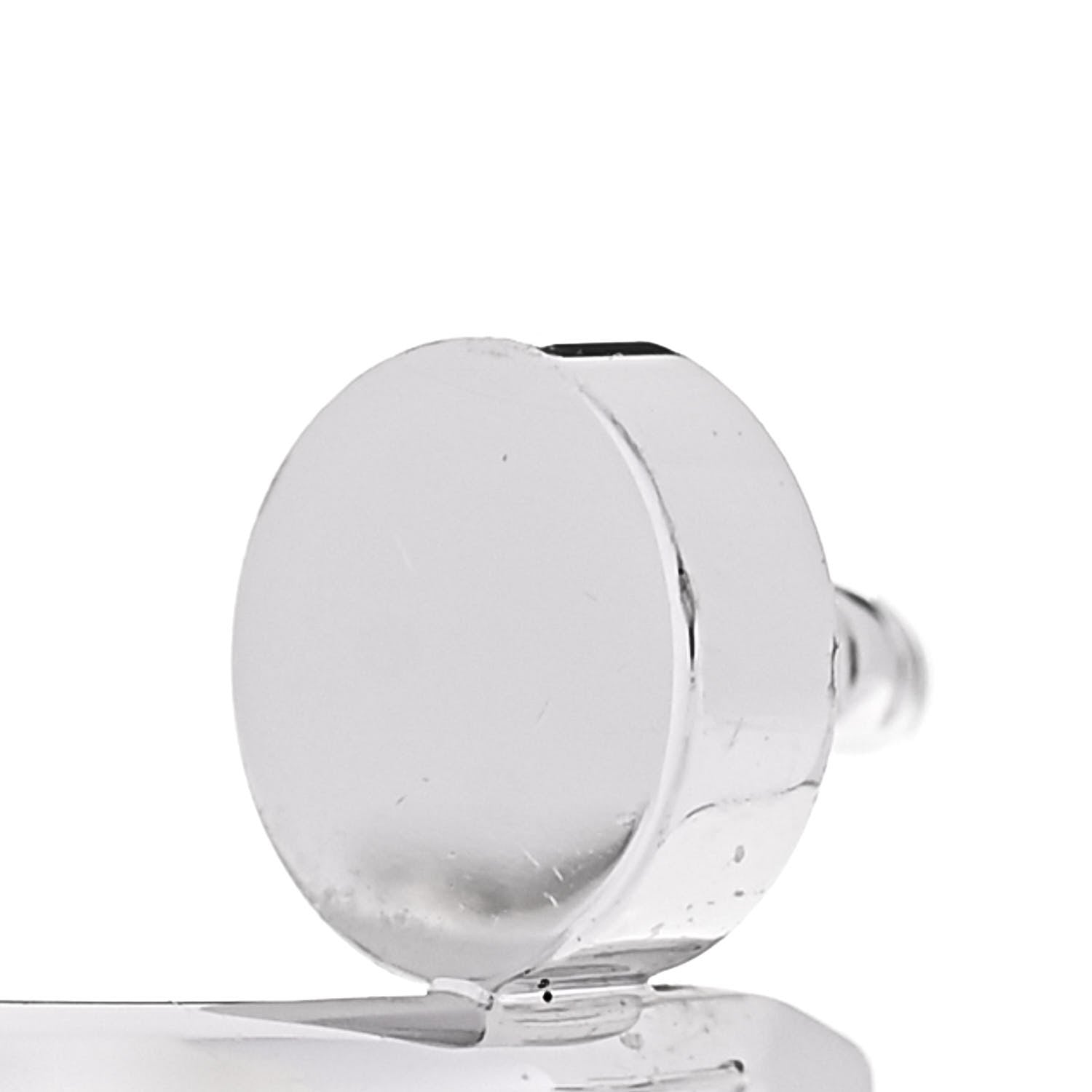 Cartier 18K White Gold Juste Un Clou Hoop Earrings 5 of 6