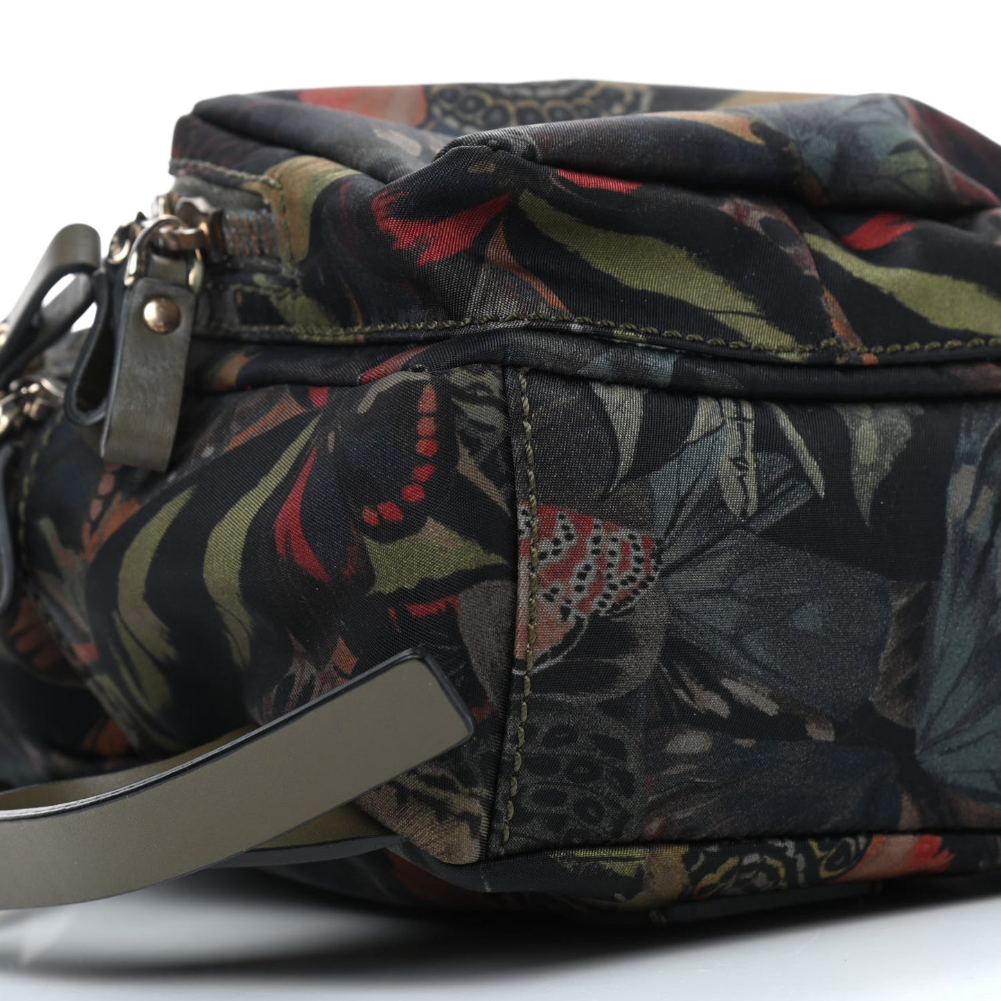 Nylon Camubutterfly Mini Rockstud Backpack Multicolor