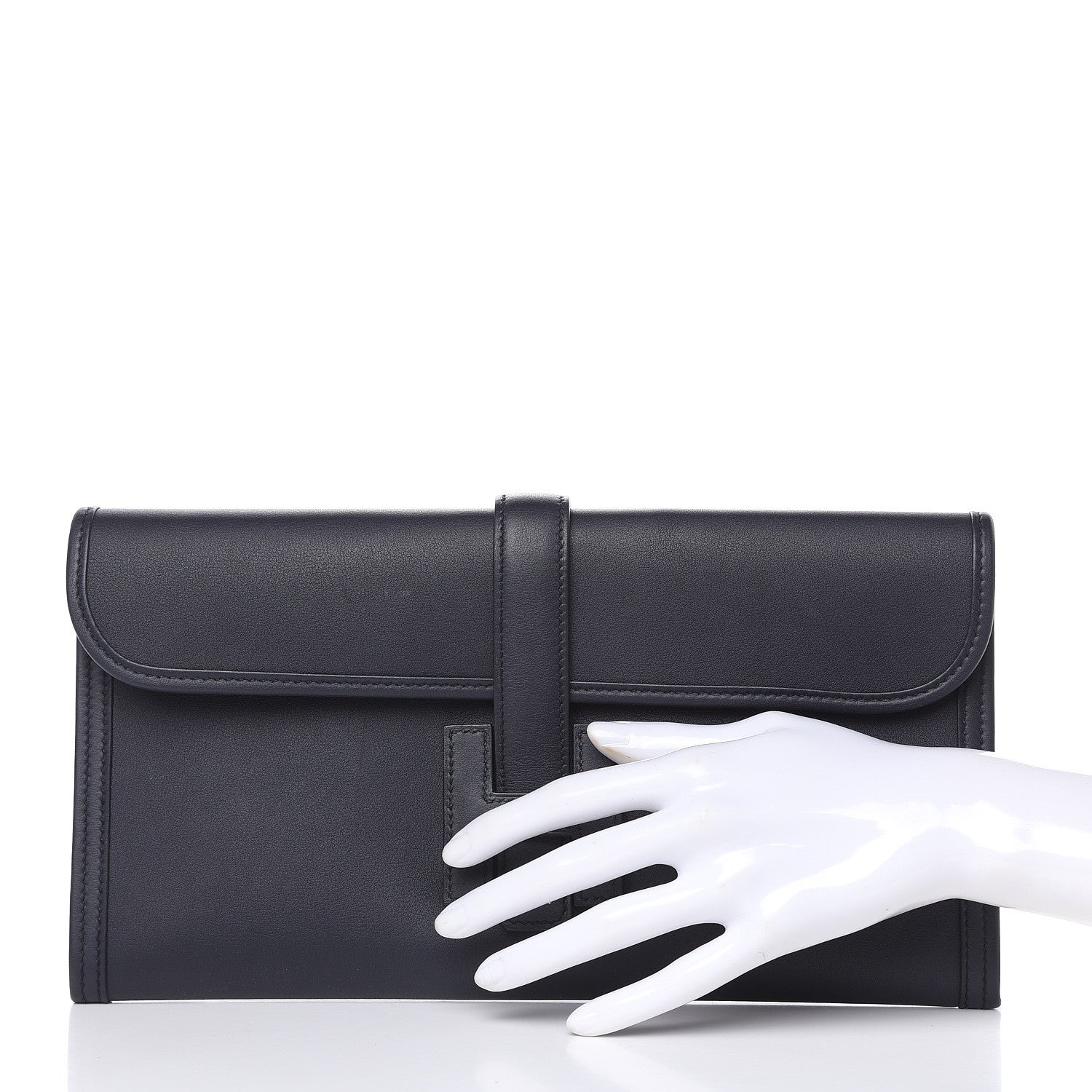 Hermes Swift Jige Elan 29 Clutch Bleu Indigo 2 of 8