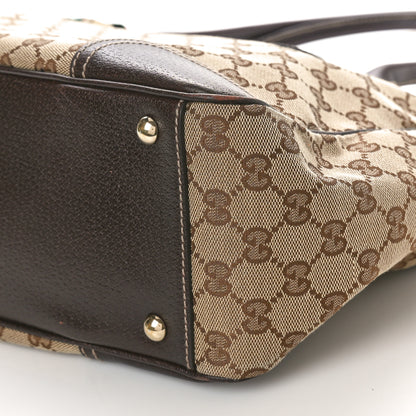 Gucci Monogram Medium Princy Tote Dark Brown 10 of 11