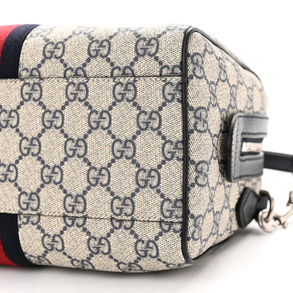 Gucci GG Supreme Monogram Web Small Ophidia Top Handle Bag Beige Blue 9 of 9