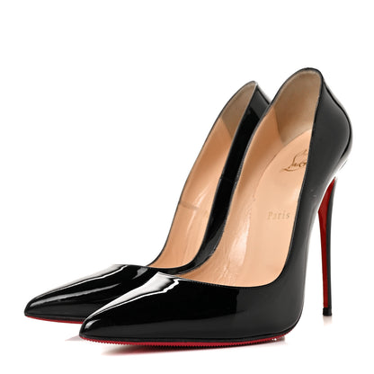 Christian Louboutin Patent So Kate 120 Pumps 40 Black 3 of 7