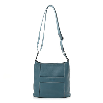 Hermes Taurillon Clemence Sac Good News PM Bleu Jean 1 of 11