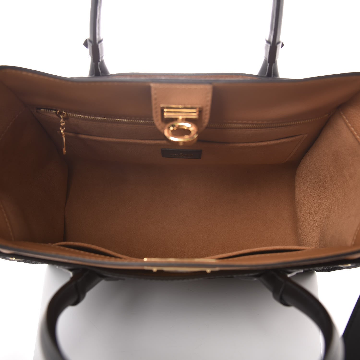 Louis Vuitton Calfskin Monogram On My Side Black 6 of 12
