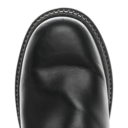 Fendi Fabric Jacquard FF Calfskin Domino Chelsea Boots 39 Black Tobacco 13 of 18