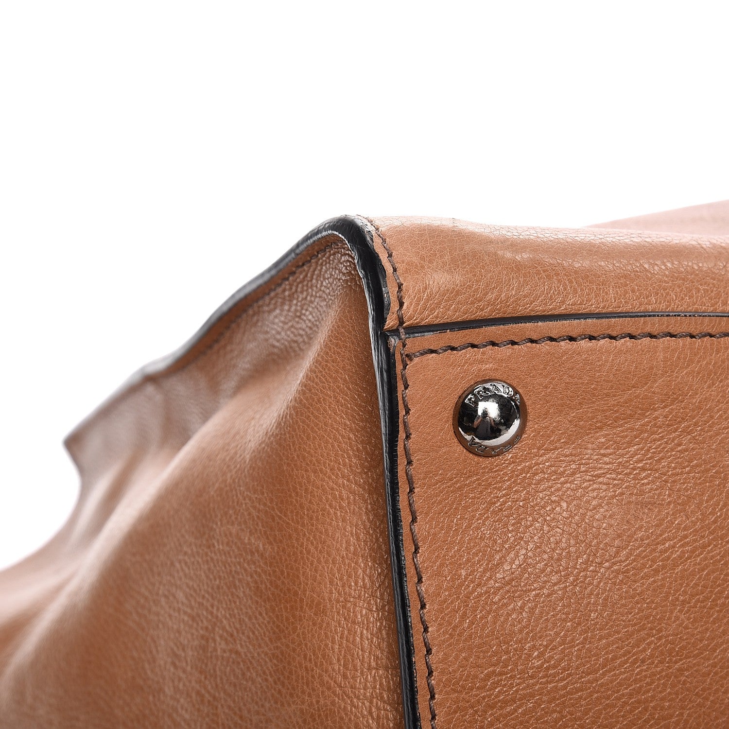 Prada Glace Calf Twin Pocket Tote Naturale 11 of 16