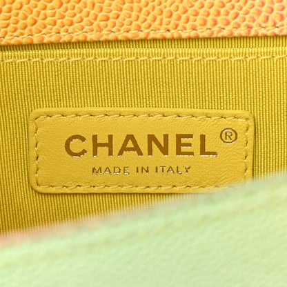 Chanel Caviar Quilted Small Cuba Rainbow Boy Flap Multicolor 6 of 11