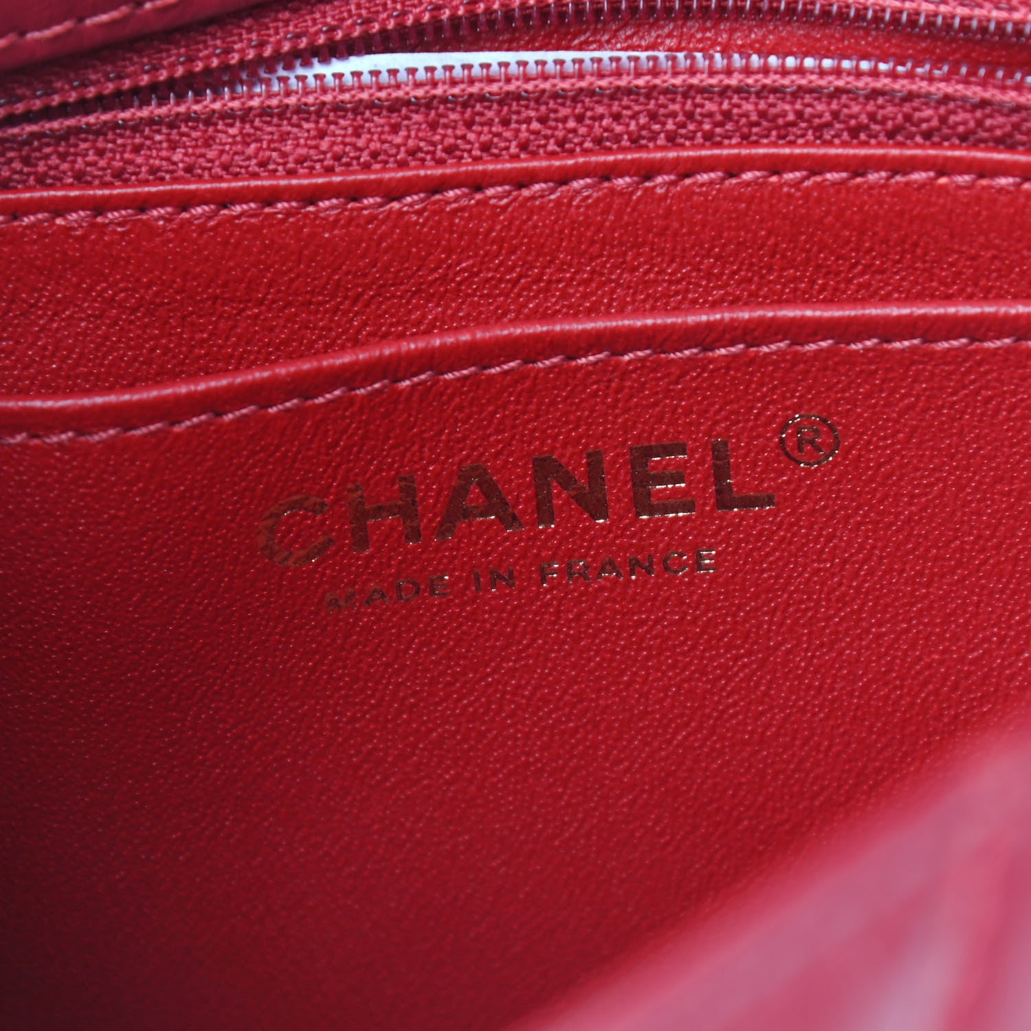 Chanel Aged Calfskin Quilted 2.55 Reissue Mini Flap Red 6 of 10