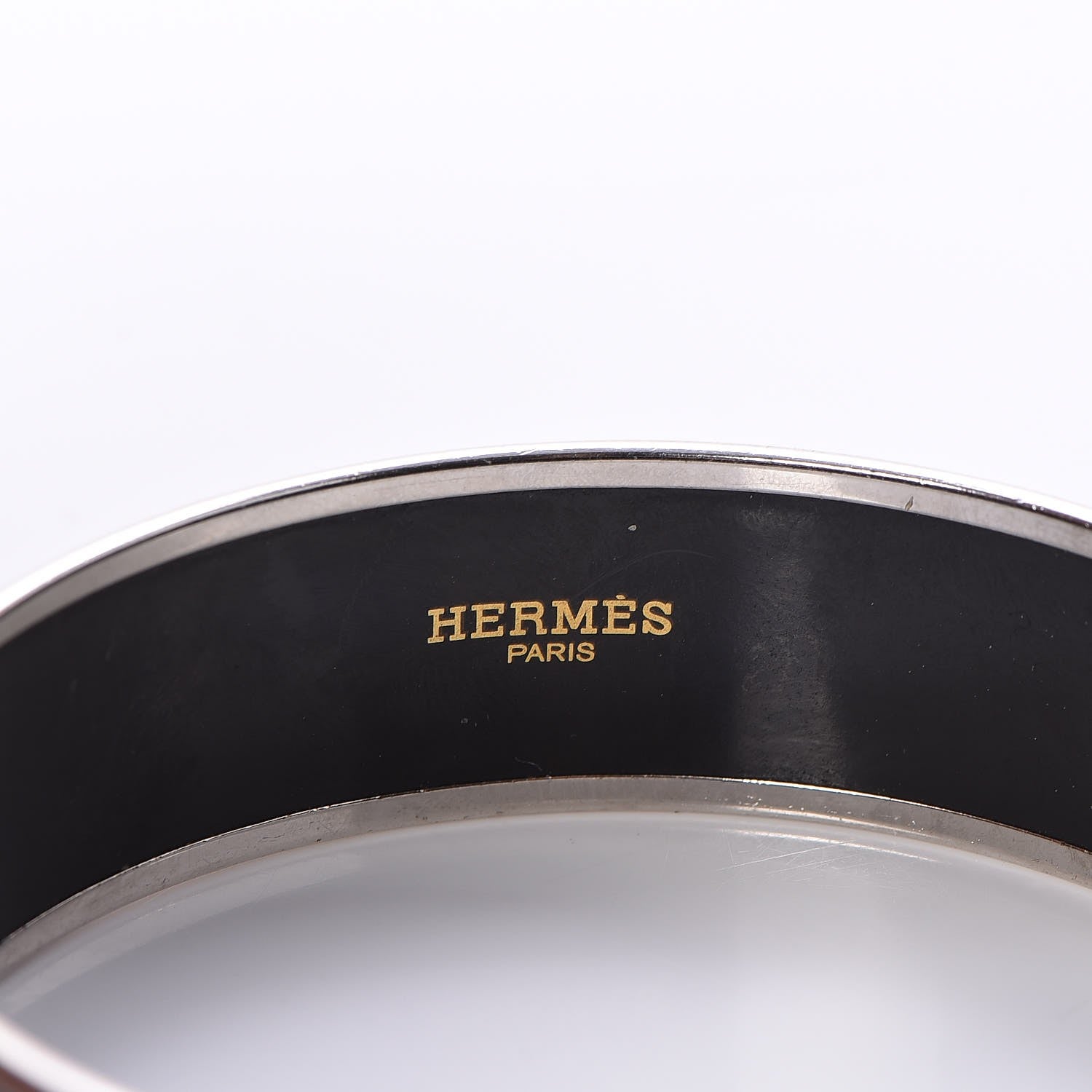 Hermes Enamel Printed Wide Bracelet 70 5 of 5