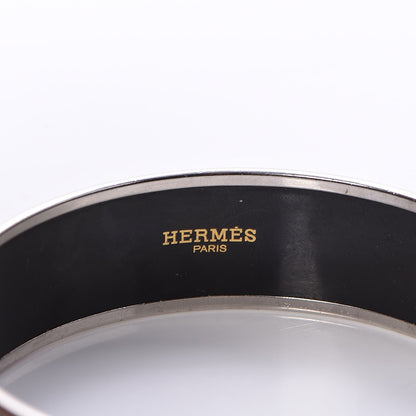 Hermes Enamel Printed Wide Bracelet 70 5 of 5