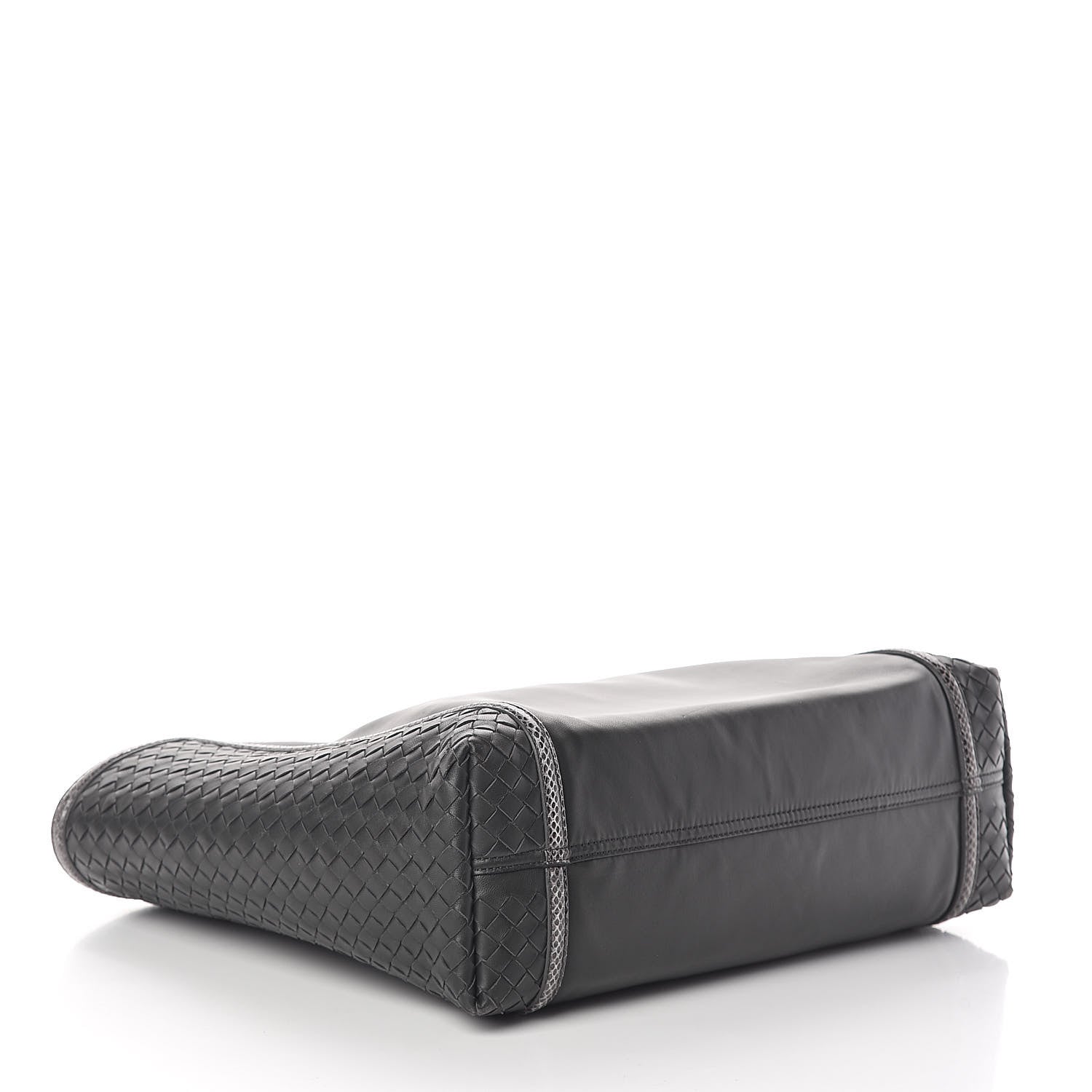 Bottega Veneta Nappa Ayers Intrecciato Tote Grey 4 of 9