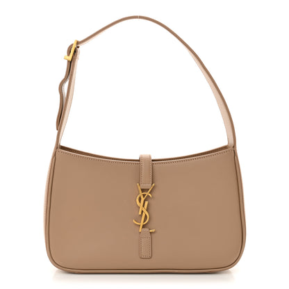 Saint Laurent Smooth Calfskin Le 5 A 7 Hobo Dark Beige 1 of 11