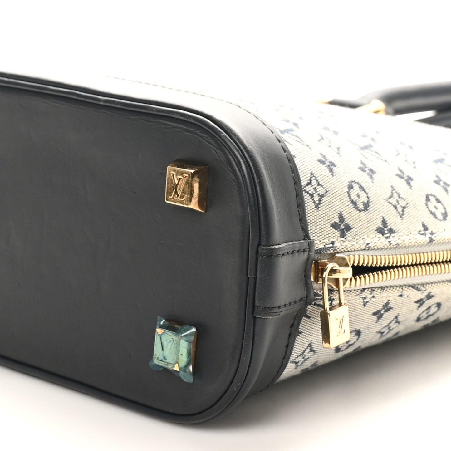 Mini Monogram Alma Haut Tote Blue