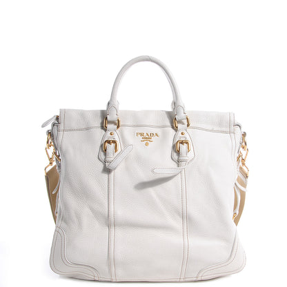 Prada Vitello Daino Tote Talco 1 of 10