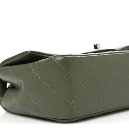 Chanel Lambskin Quilted Mini Rectangular Flap Green 9 of 11