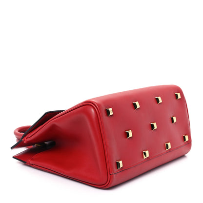 Salvatore Ferragamo Calfskin Medium The Studio Bag Red 4 of 10