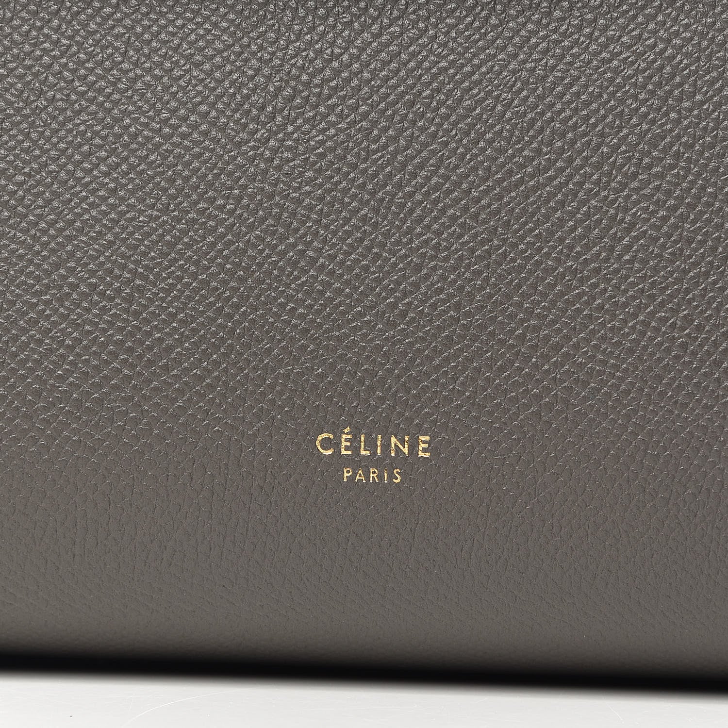 Celine Grained Calfskin Micro Belt Bag Grey 7 of 10
