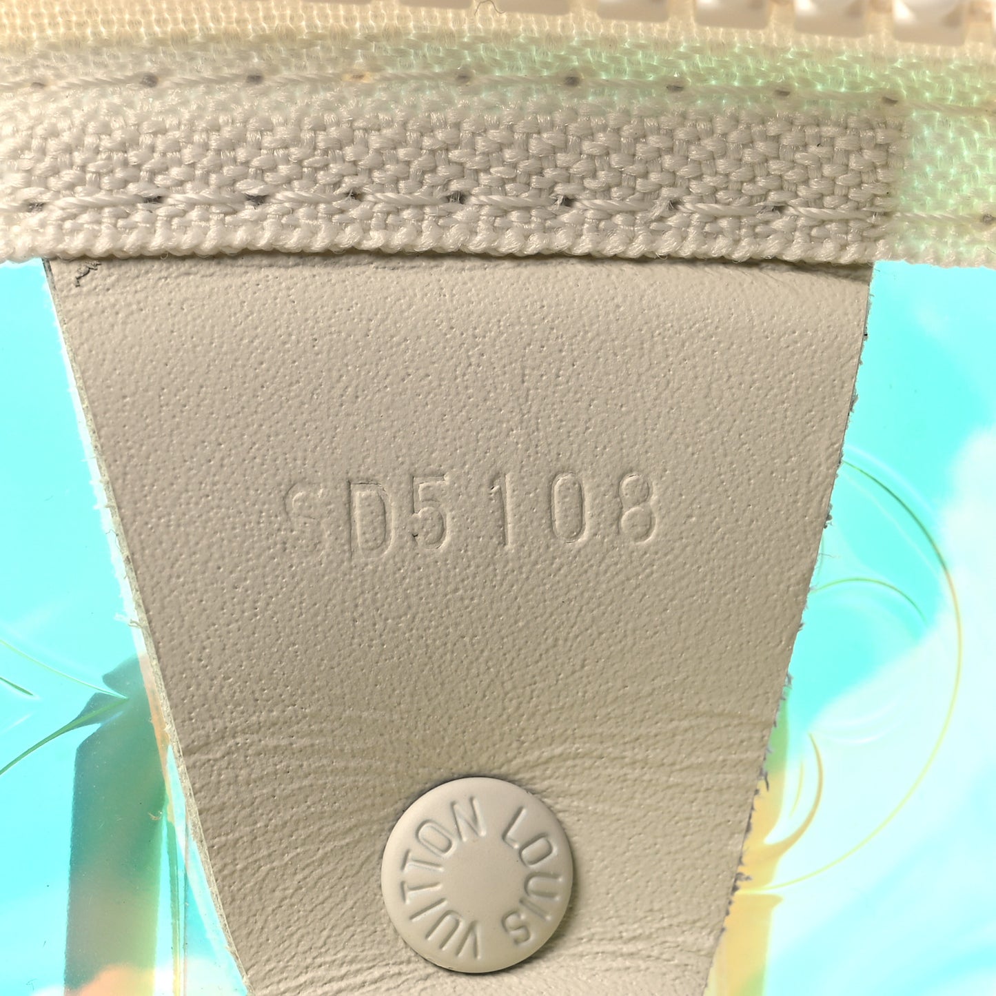 PVC Monogram Keepall Bandouliere 50 Iridescent Prism