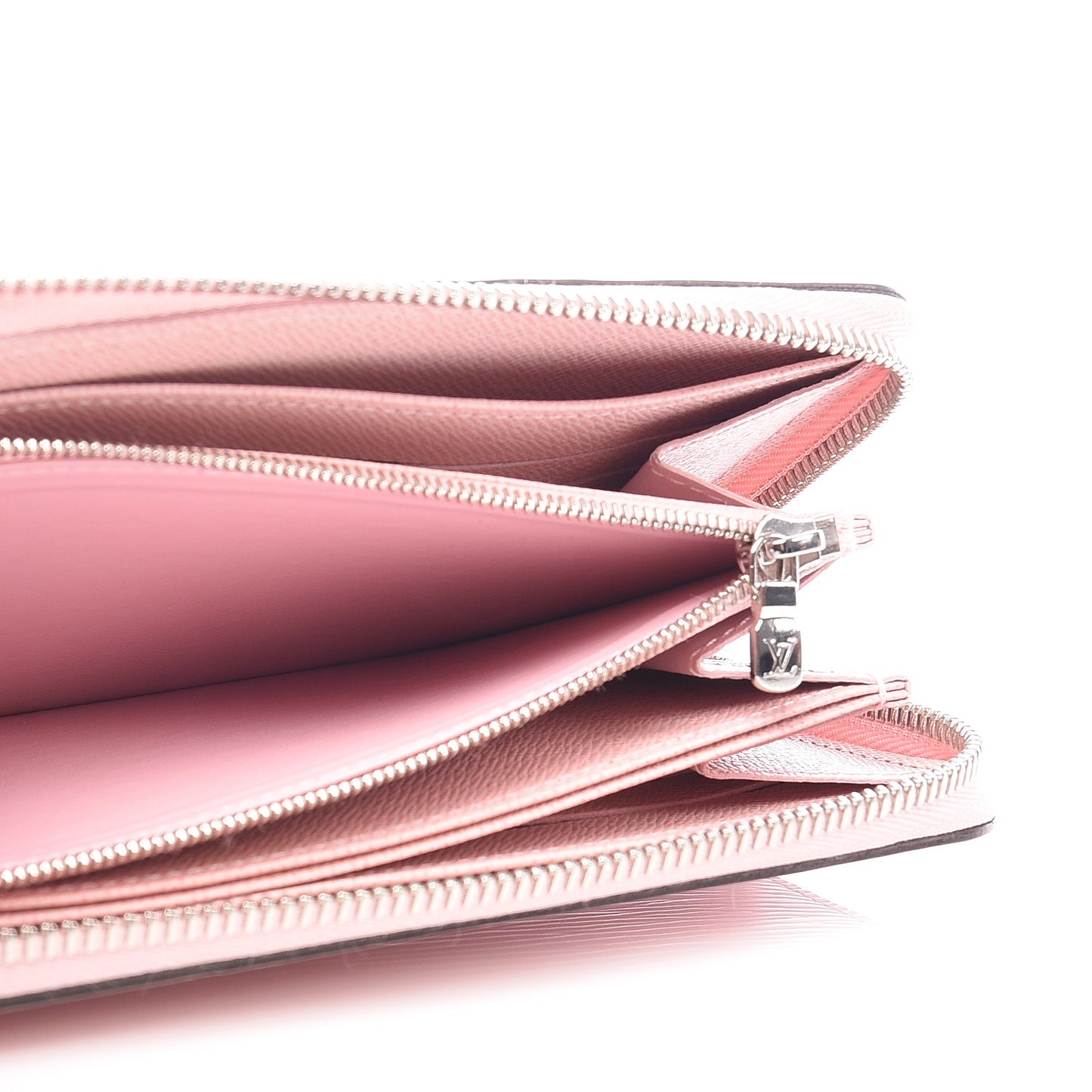Epi Zippy Wallet Rose Ballerine