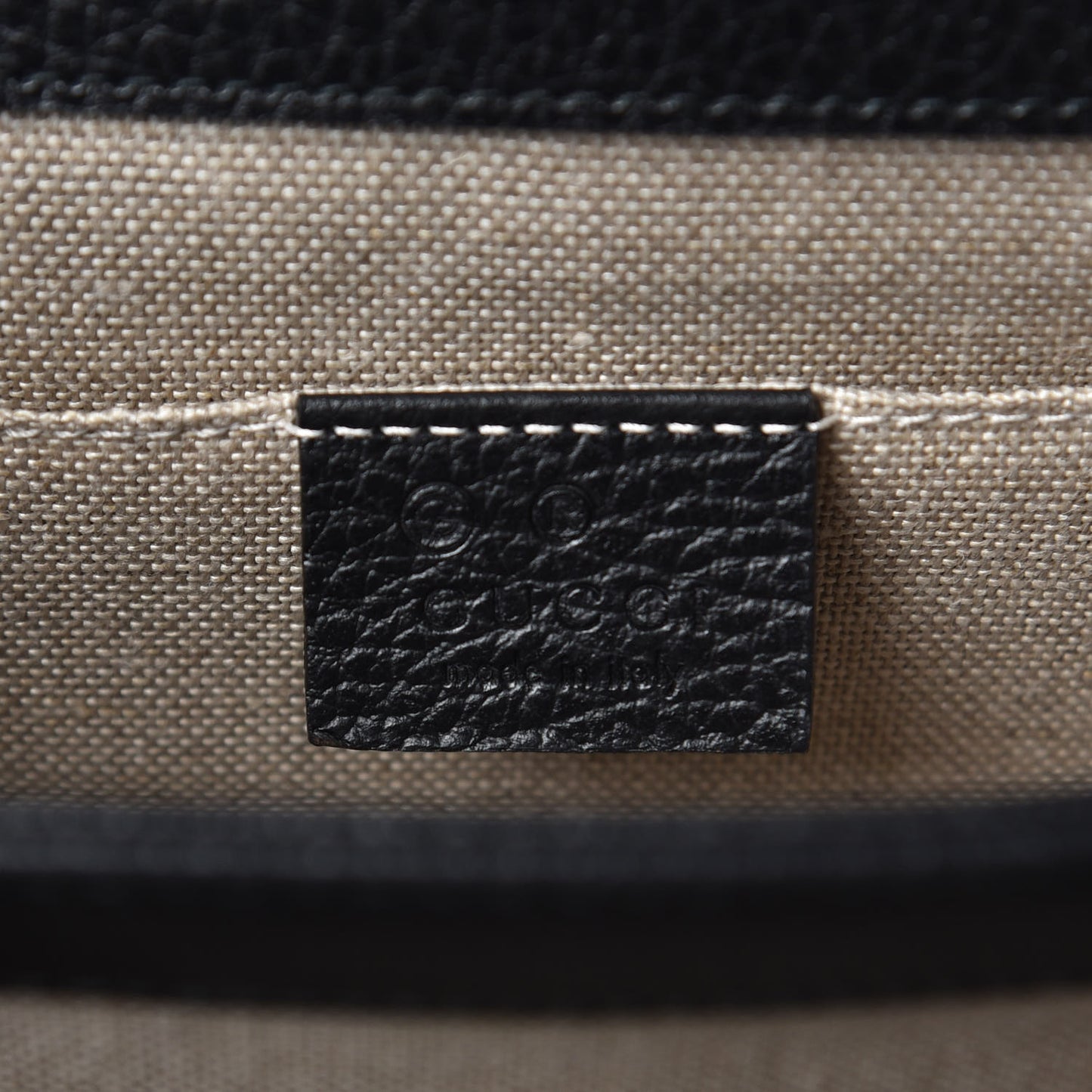 Dollar Calfskin Small Interlocking G Shoulder Bag Black