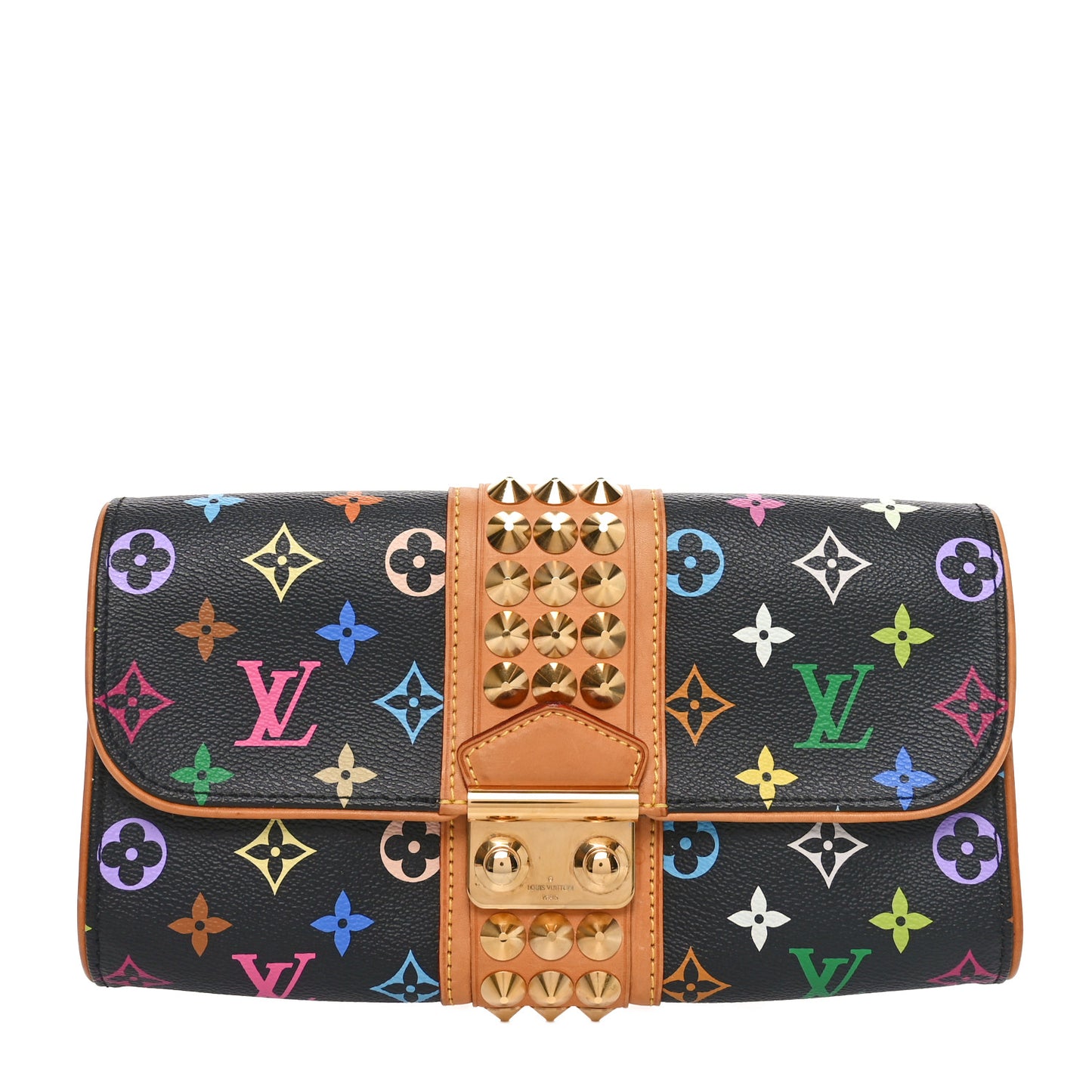 Monogram Multicolor Courtney Clutch Black