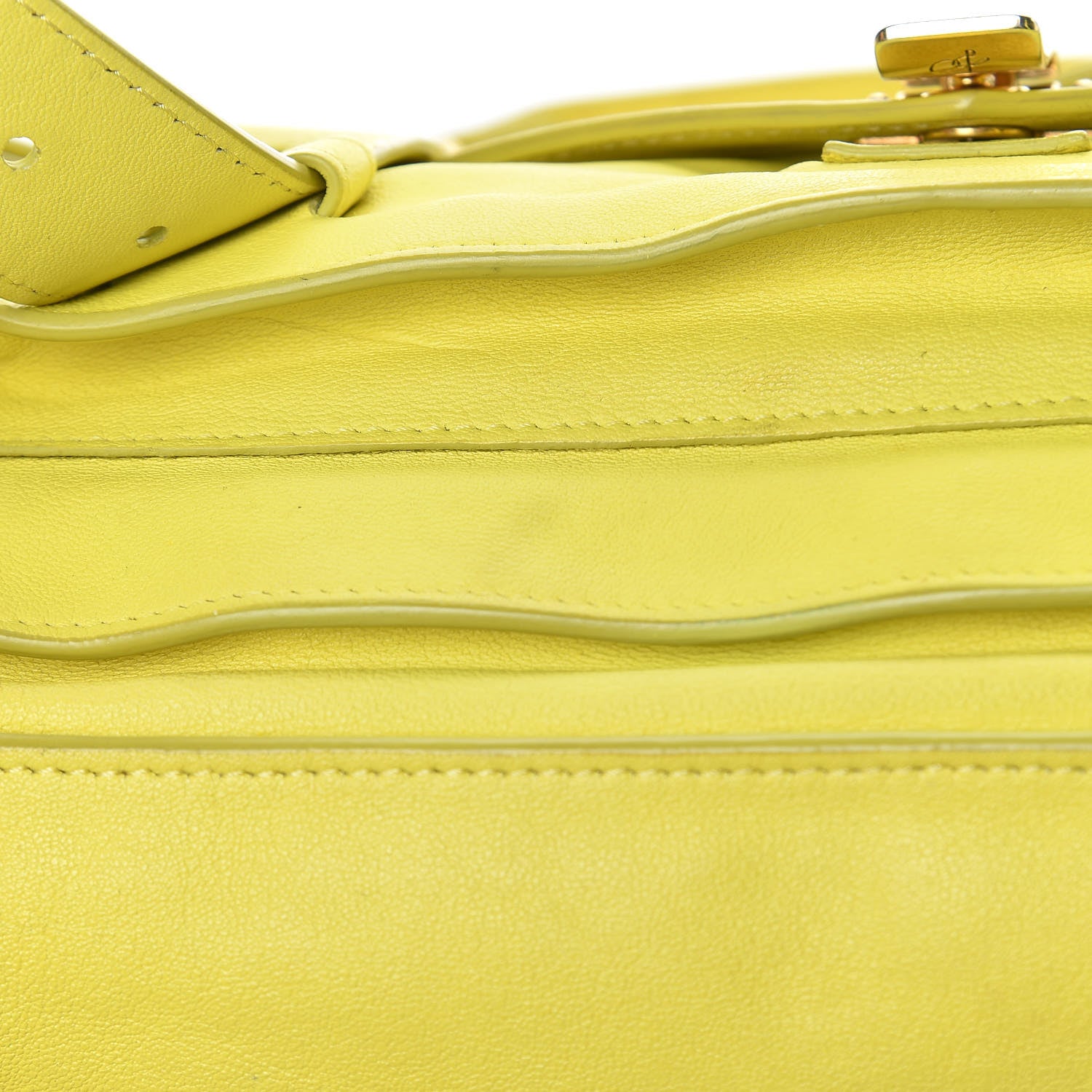 Proenza Schouler Lambskin Medium PS1 Satchel Citron 19 of 28