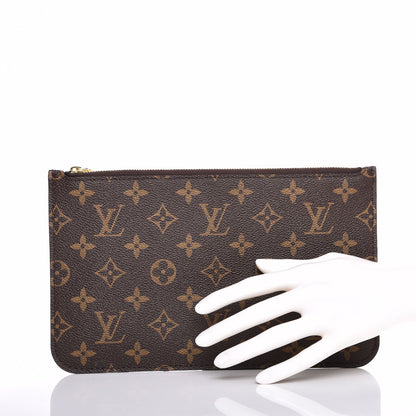 Louis Vuitton Monogram Neverfull MM GM Pochette 2 of 8