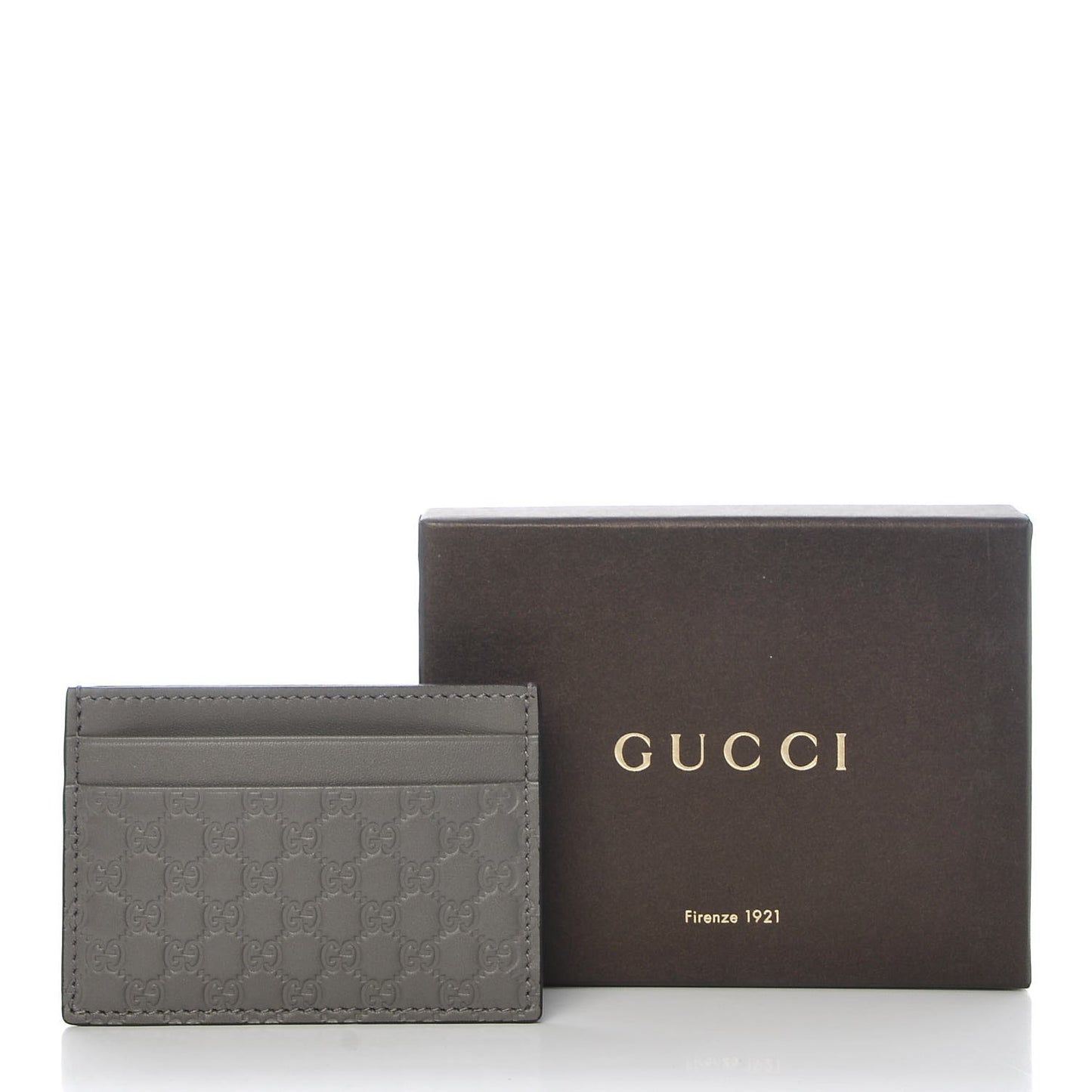 Soft Microguccissima Card Holder Loess
